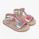 جينجرسنابس صندل بناتي رضع لامع بحزام ذهب