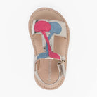 جينجرسنابس صندل بناتي رضع لامع بحزام ذهب