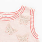 جينجرسنابس بلوزة مطرزة من البطن بناتي رضع وردي شاحب