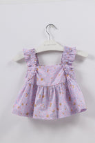 جينجرسنابس بلوزة منقطة بأزرار أمامية بناتي متعدد الألوان