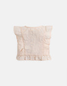 جينجرسنابس بلوزة مخططة بالعرض مع دانتيل على الياقة بناتي رضع أحمر بنفسجي