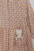 جينجرسنابس فستان بيبي منقوش مزين بدبدوب متعدد الألوان