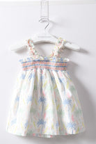 جينجرسنابس فستان بناتي رضع حمالات بنقشة ورود متعدد الألوان