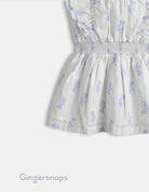 جينجرسنابس فستان مشجر مكشكش كت مخصر رضع بناتي أبيض