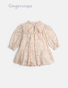 جينجرسنابس فستان مشجر قصير كم طويل أطفال بناتي متعدد الألوان