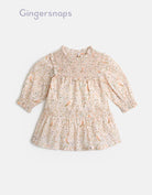 جينجرسنابس فستان مشجر قصير كم طويل أطفال بناتي متعدد الألوان