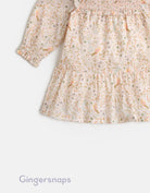 جينجرسنابس فستان مشجر قصير كم طويل أطفال بناتي متعدد الألوان