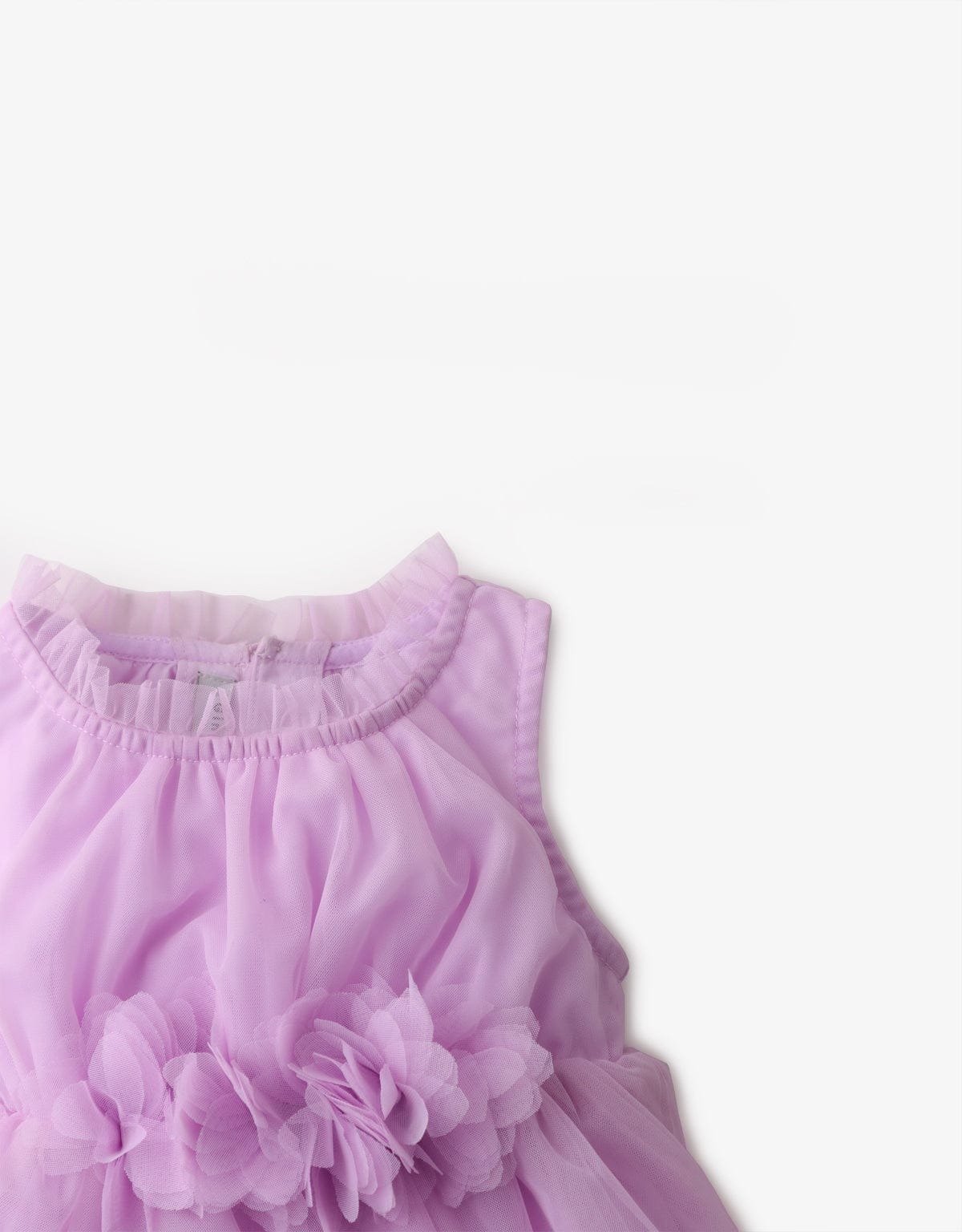 جينجرسنابس فستان سادة بكشكش على الخصر كت بناتي أرجواني