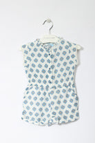 جينجرسنابس جمبسوت بيبي بنات بأزرار أمامية مشجر متعدد الألوان