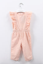 جينجرسنابس جمبسوت رضع بناتي مخطط بخصر مطاطي ذهب