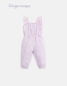 جينجرسنابس جمبسوت رضع بناتي اطفال صيفي بكشكشة علي الصدر لافندر فاتح