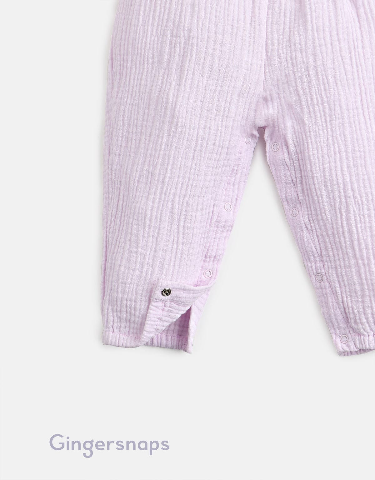 جينجرسنابس جمبسوت رضع بناتي اطفال صيفي بكشكشة علي الصدر لافندر فاتح