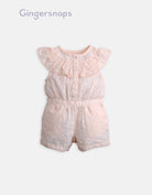 جينجرسنابس جمبسوت بناتي مطرز بالورود أحمر بنفسجي