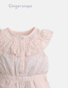 جينجرسنابس جمبسوت بناتي مطرز بالورود أحمر بنفسجي