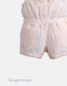 جينجرسنابس جمبسوت بناتي مطرز بالورود أحمر بنفسجي