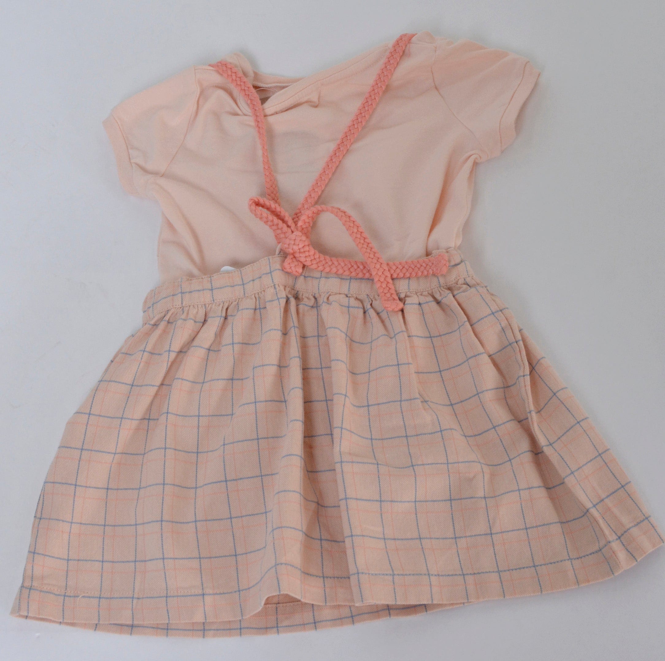 جينجرسنابس فستان مربعات حمالات بناتي رضع متعدد الألوان