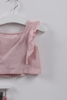 جينجرسنابس طقم رسمي بناتي بشورت مشجر متعدد الألوان