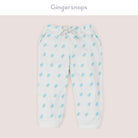 جينجرسنابس بيجامة نوم بلوزة مع أطفال رضع كم طويل بناتي ضوء السماء