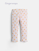 جينجرسنابس بنطلون ليقنز رضع بناتي بنمط شمس وردي