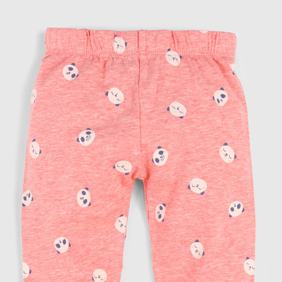 جينجرسنابس ليقنز بيبي بنات بنمط باندا متعدد الألوان