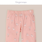 جينجرسنابس ليقنز رضع بناتي بنمط حمار وحشي أحمر بنفسجي