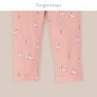 جينجرسنابس ليقنز رضع بناتي بنمط حمار وحشي أحمر بنفسجي