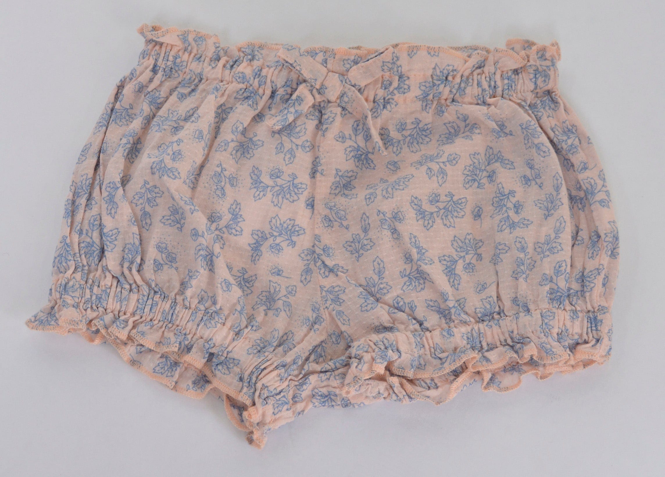 جينجرسنابس شورت رضع بناتي مطاطي بنمط مشجر متعدد الألوان