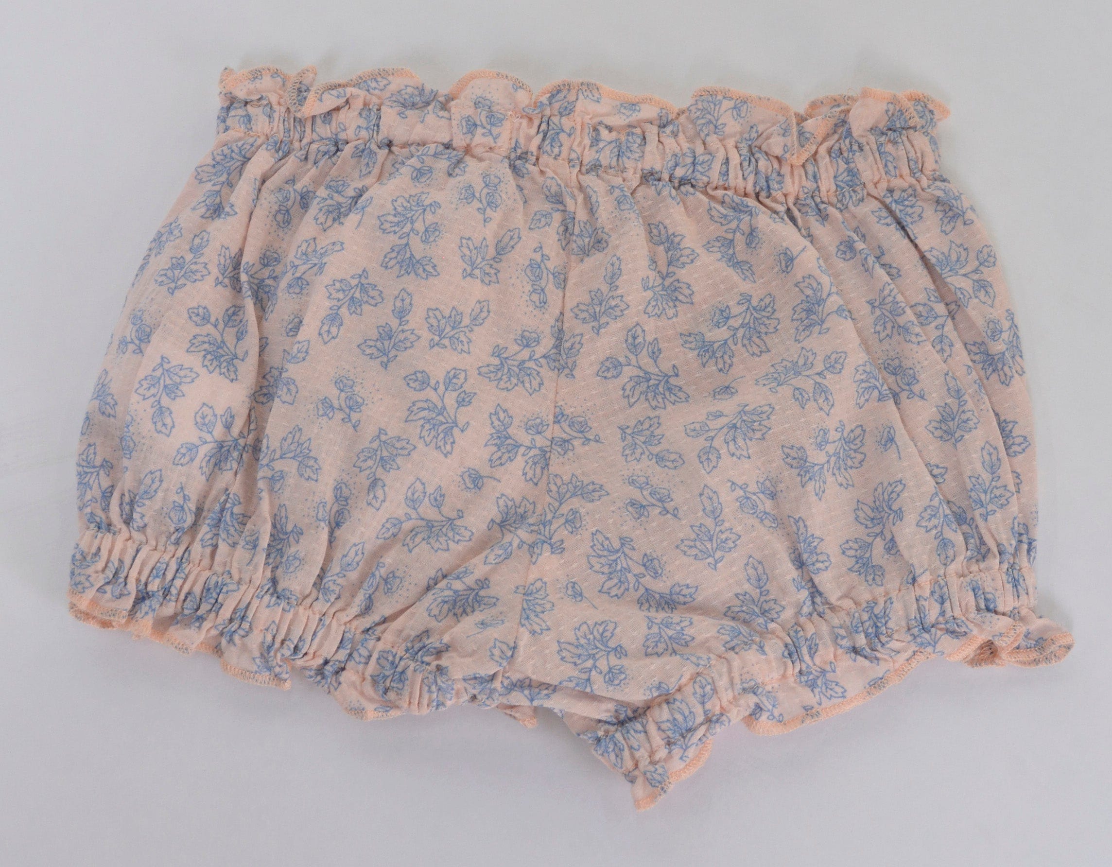 جينجرسنابس شورت رضع بناتي مطاطي بنمط مشجر متعدد الألوان