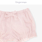 جينجرسنابس شورت بيبي بنات بنمط بفيونكة متعدد الألوان