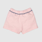 جينجرسنابس شورت رضع بناتي بجيوب أمامية بتطريز خفيف وردي