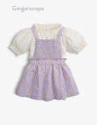 جينجرسنابس سالوبيت فستان مشجرة أطفال بناتي أرجواني