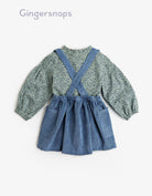 جينجرسنابس سالوبيت تنورة بجيوب أطفال بناتي متعدد الألوان