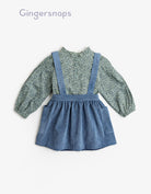 جينجرسنابس سالوبيت تنورة بجيوب أطفال بناتي متعدد الألوان