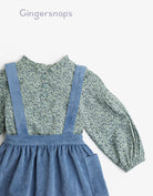 جينجرسنابس سالوبيت تنورة بجيوب أطفال بناتي متعدد الألوان