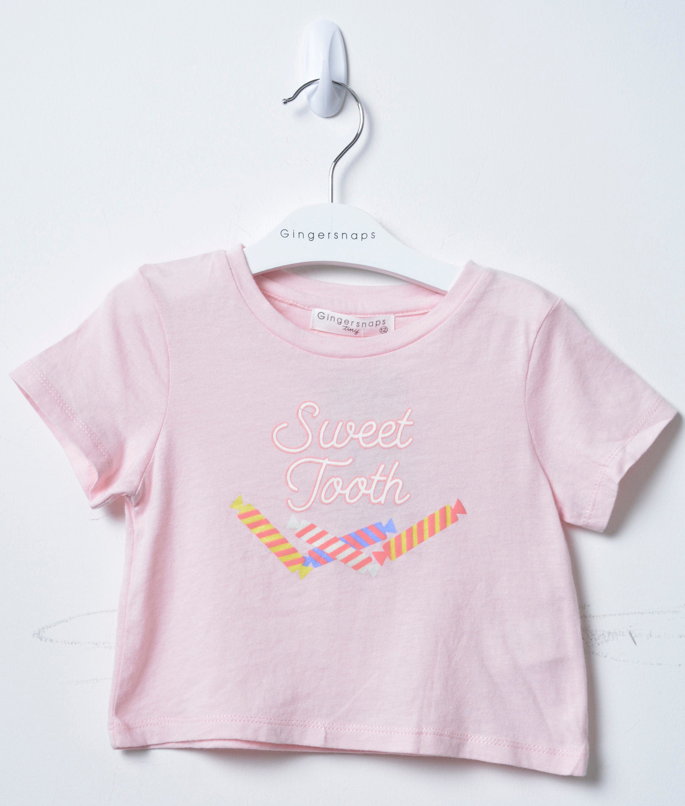 جينجرسنابس تي شيرت بيبي بنات مزين بطبعة بوتبوري