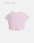 جينجرسنابس تي شيرت بنات بيبي بطبعة شمس بنفسجي