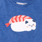 جينجرسنابس تيشيرت رضع بناتي بنمط قط أزرق