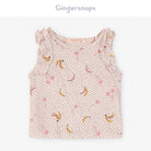 جينجرسنابس تانك توب بنمط منقط وفواكة بناتي رضع متعدد الألوان