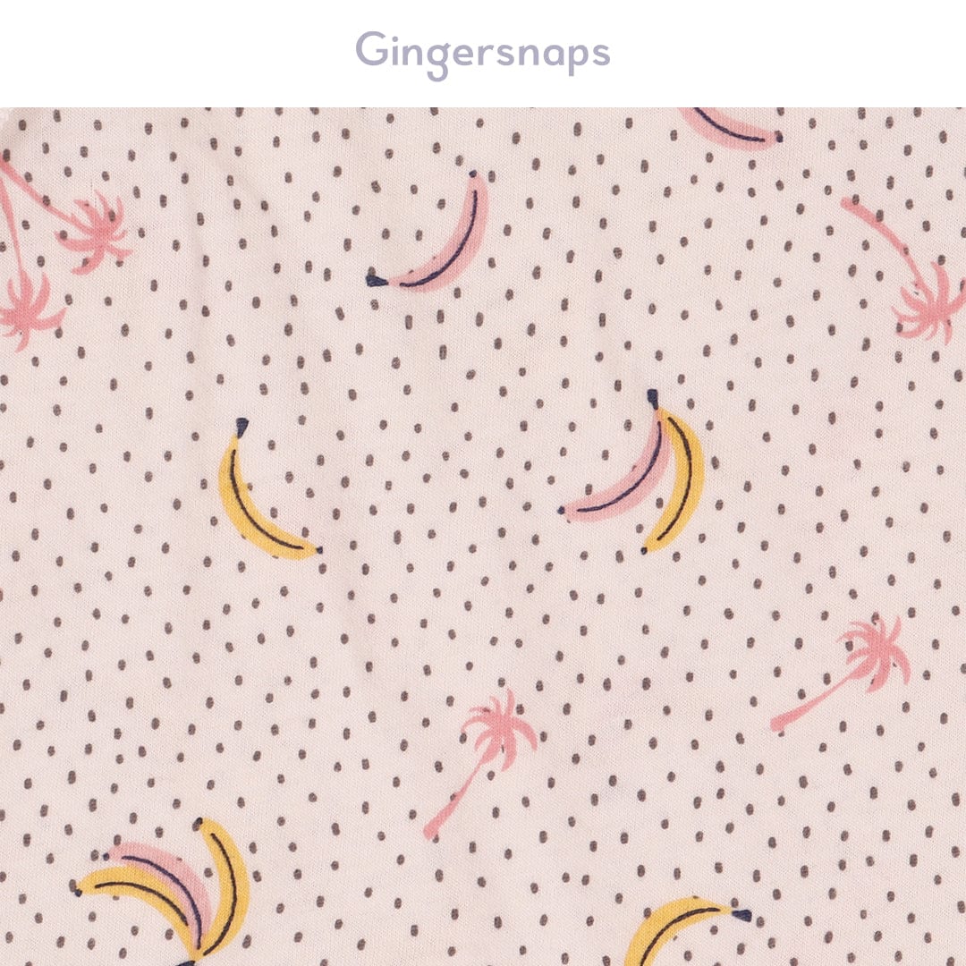 جينجرسنابس تانك توب بنمط منقط وفواكة بناتي رضع متعدد الألوان