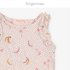 جينجرسنابس تانك توب بنمط منقط وفواكة بناتي رضع متعدد الألوان