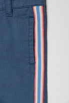 جينجرسنابس شورت ولادي منقوش بخطوط جانبية أزرق غامق