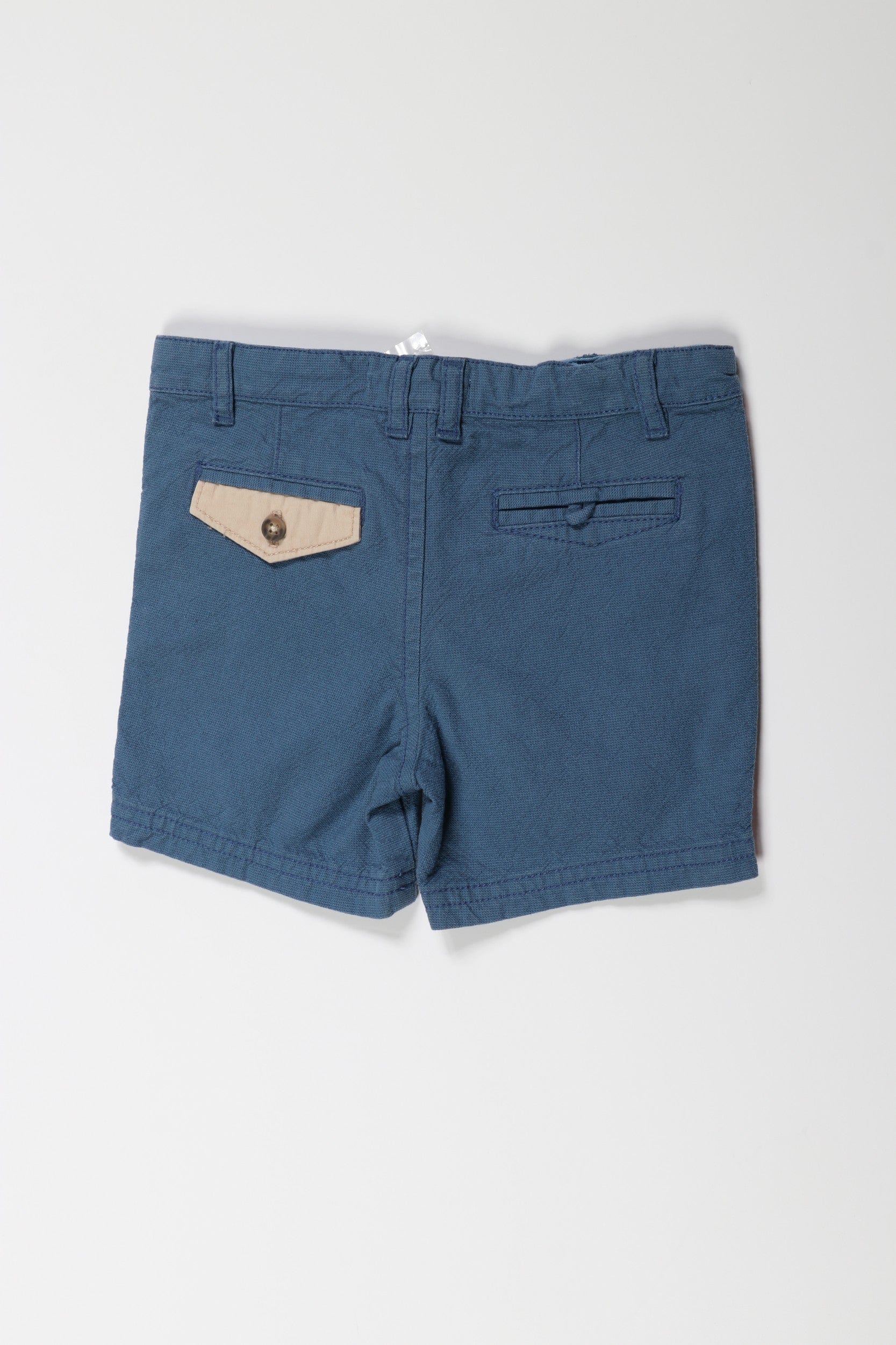 جينجرسنابس شورت ولادي منقوش بخطوط جانبية أزرق غامق