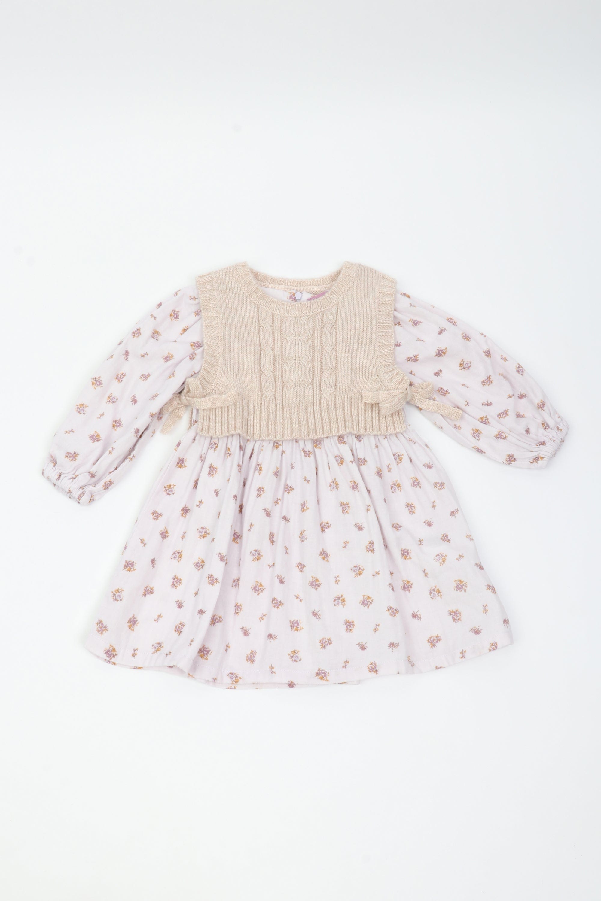 جينجرسنابس فستان بيبي منقوش أرجواني