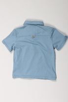 جينجرسنابس تيشيرت بولو أولادي بطبعة علي الصدر أزرق غامق