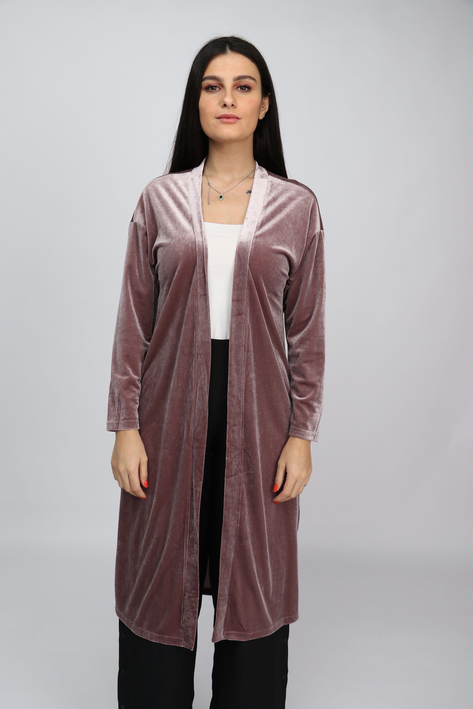 نتشي كارديجان سادة بأكمام طويلة نسائي