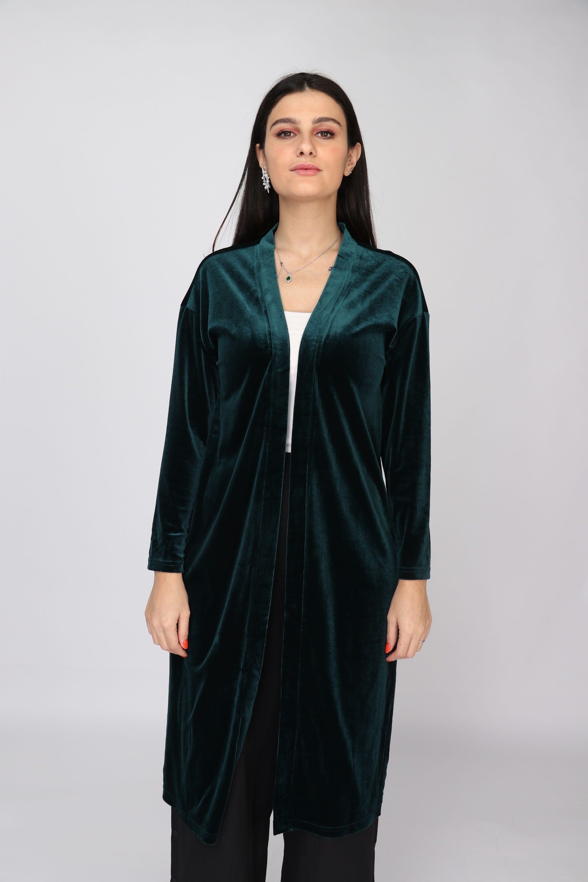 نتشي كارديجان سادة بأكمام طويلة نسائي