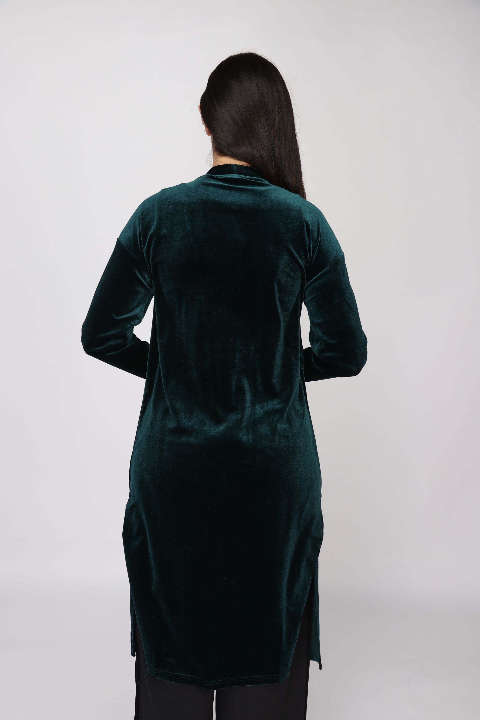 نتشي كارديجان سادة بأكمام طويلة نسائي