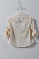 جينجرسنابس قميص بيبي ولادي بأكمام طويلة سادة أصفر