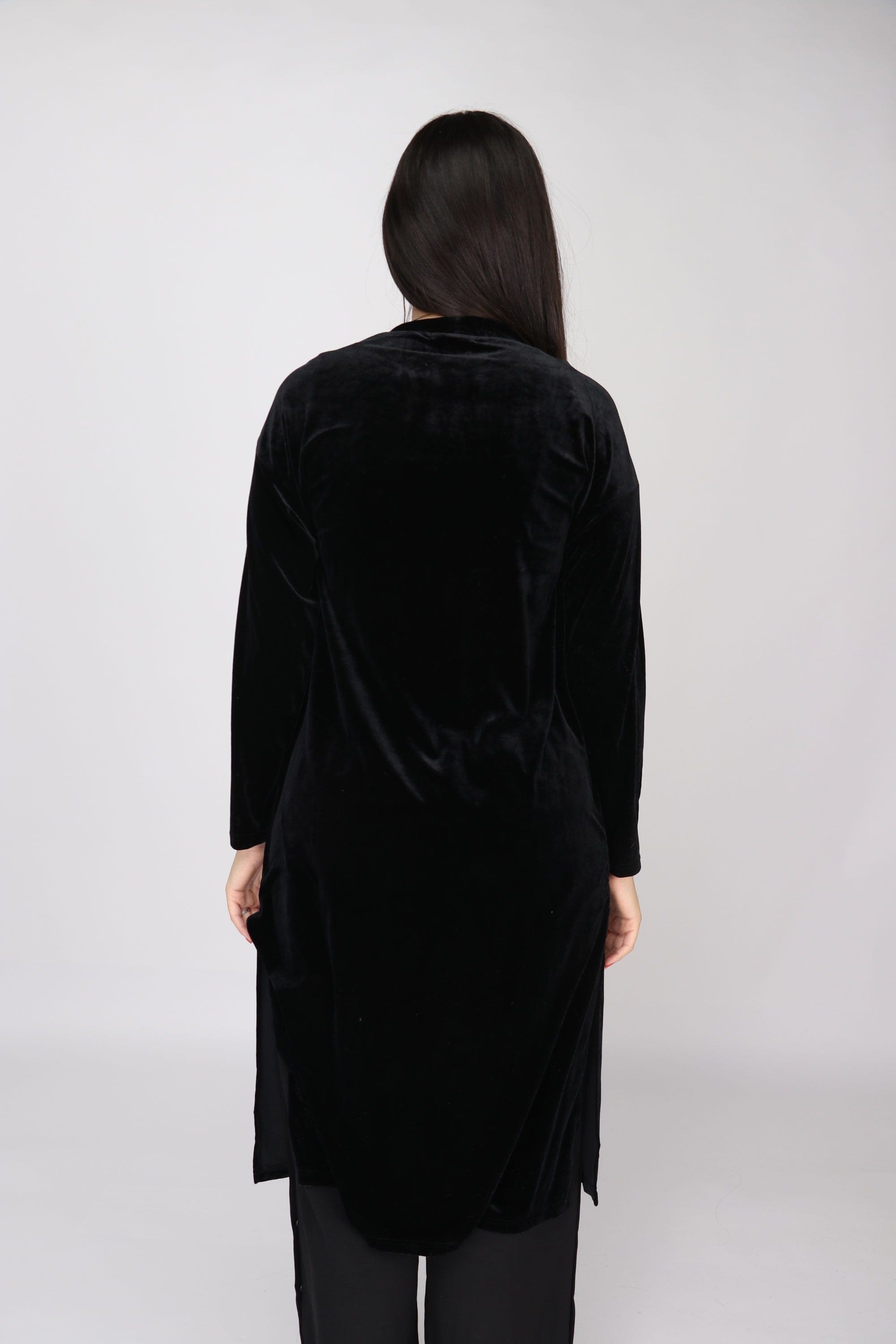 نتشي كارديجان سادة بأكمام طويلة نسائي