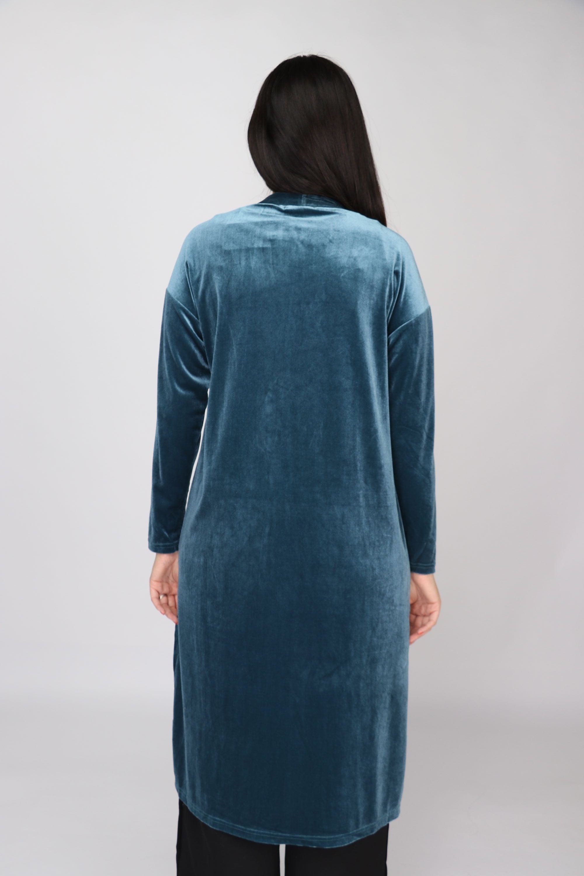 نتشي كارديجان سادة بأكمام طويلة نسائي